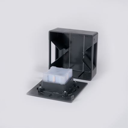 Brilagi -LED Luminária de parede exterior DOUBLERAY LINE LED/6W/230V antracite IP54