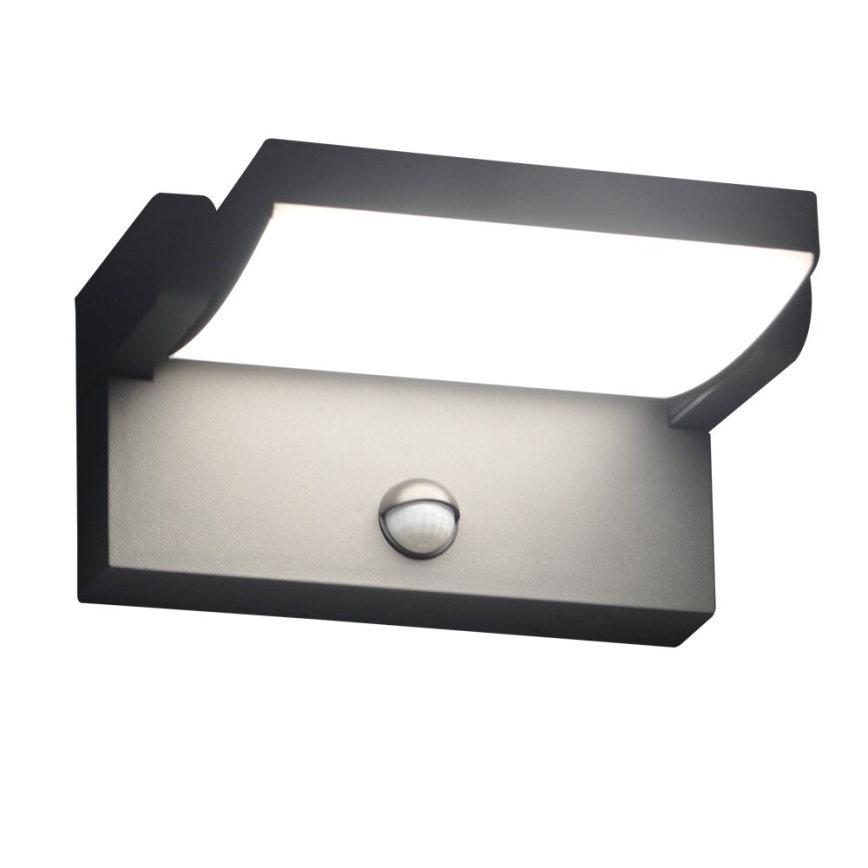 Brilagi - Luminária de parede LED exterior com sensor ANKLE LED/18W/230V 4000K IP65 antracite