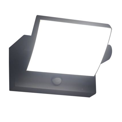 Brilagi - Luminária de parede LED exterior com sensor ANKLE LED/18W/230V 4000K IP65 antracite
