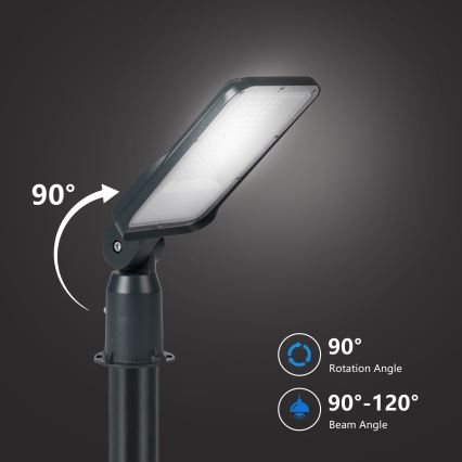 Brilagi - Luminária de rua LED articulada para exterior URBANLIGHT LED/50W/230V antracite IP65