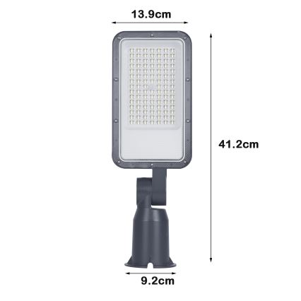 Brilagi - Luminária de rua LED articulada para exterior URBANLIGHT LED/50W/230V antracite IP65