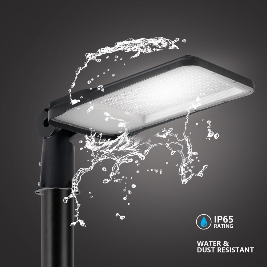 Brilagi - Luminária de rua LED para exterior articulada URBANLIGHT LED/200W/230V preta IP65