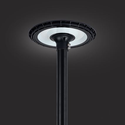 Brilagi - Luminária LED de rua exterior com poste de 3 m URBANSPARK LED/120W/230V preta IP65