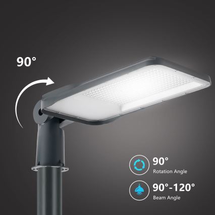 Brilagi - Lâmpada LED de rua para exterior com articulação URBANLIGHT LED/200W/230V antracite IP65
