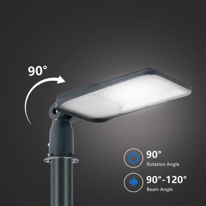 Brilagi - Luminária de rua LED para exterior com articulação URBANLIGHT LED/100W/230V antracite IP65