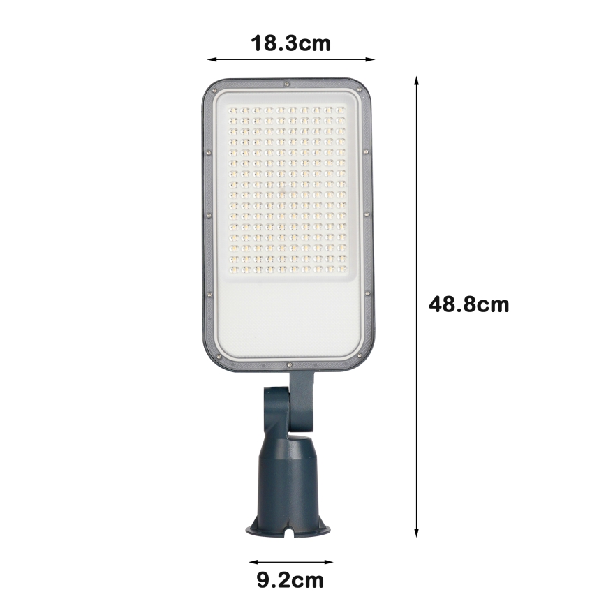Brilagi - Luminária de rua LED para exterior com articulação URBANLIGHT LED/100W/230V antracite IP65