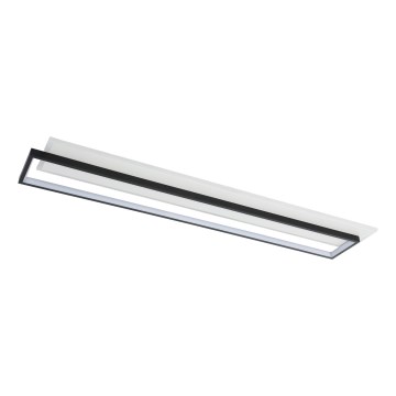 Brilagi - LED Luminária de teto dimerizável OUTLINE LED/90W/230V 3000-6000K 18x100 cm branca/preta + controlo remoto