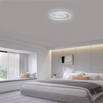 Brilagi - Luminária de teto LED dimerizável SPIRAL LED/56W/230V Ø 50 cm 3000/4000/6000K + controlo remoto