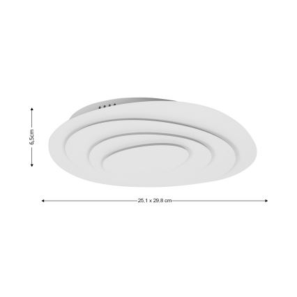 Brilagi - Candeeiro de Teto LED MODERN MINI/28W/230V 3000/4500/6000K 29,8x25,1 cm