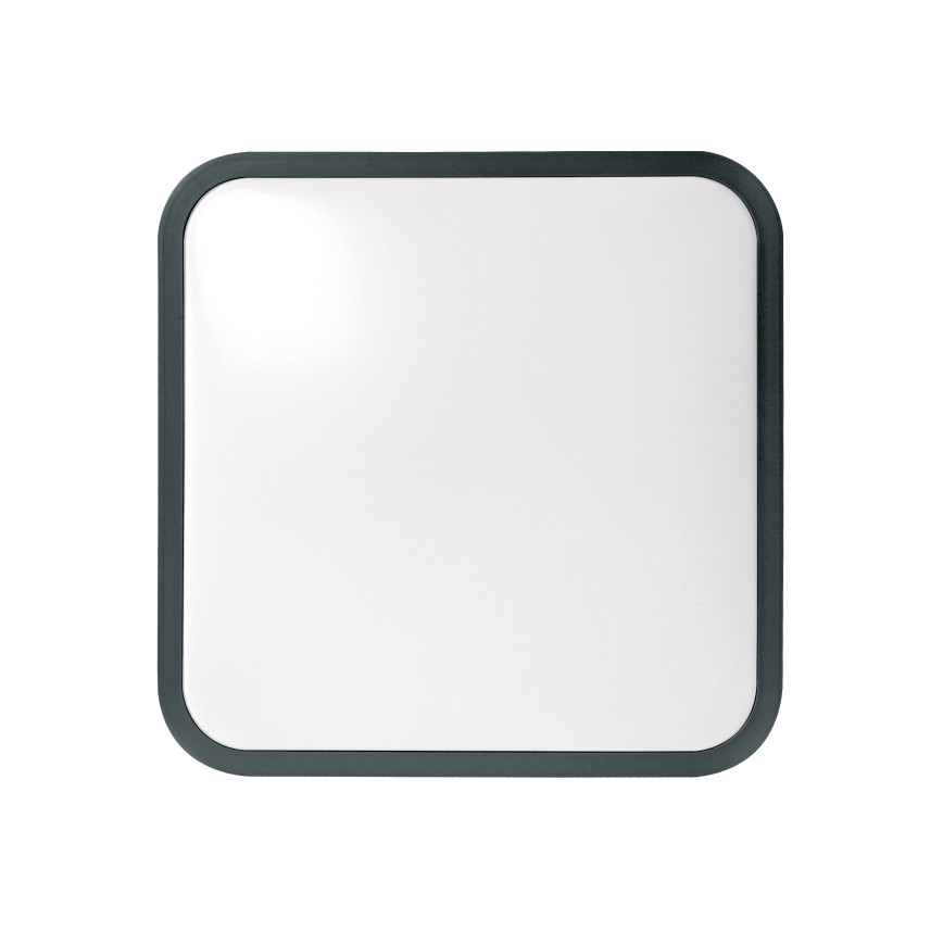Brilagi - Plafon LED para casa de banho com sensor ZENNA LED/24W/230V 34,5x34,5 cm IP44 antracite + controlo remoto