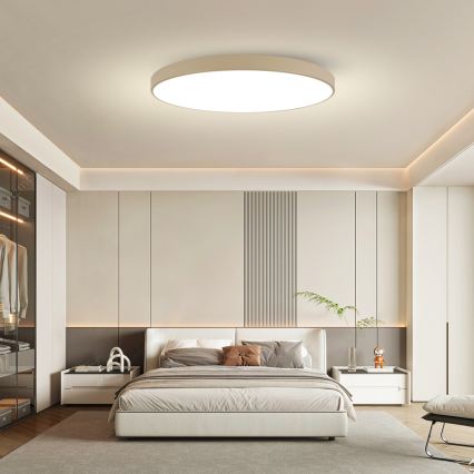 Brilagi - Luminária de teto LED POOL 180W/230V 3000/4000/6000K Ø 120 cm bege