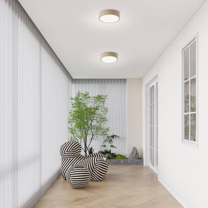 Brilagi - Candeeiro de tecto LED POOL LED/18W/230V 3000/4000/6000K Ø 20 cm bege