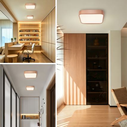 BRILAGI - Luminária de teto LED POOL SQUARE LED/36W/230V 3000/4000/6000K 40x40 cm cobre