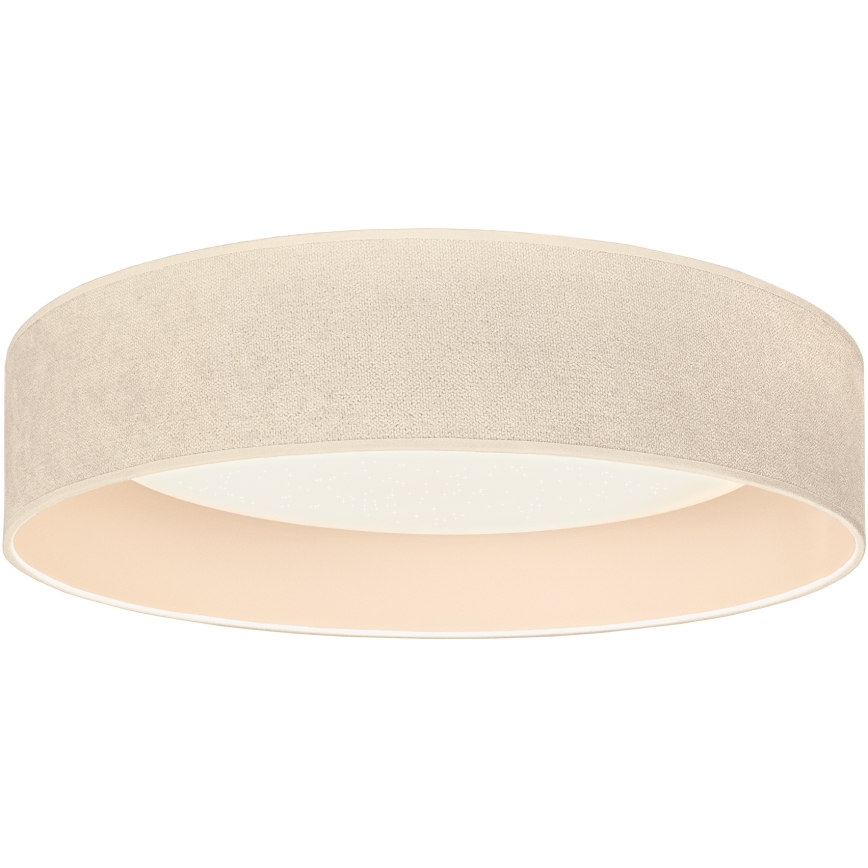 Brilagi - Luminária de teto LED dimerizável VELVET SMARTIX STARS LED/36W/230V 3000-6000K Ø 55 cm creme Wi-Fi Tuya Beacon + controlo remoto