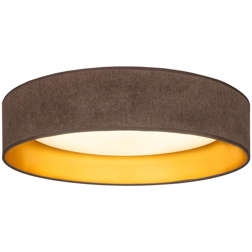 Brilagi - Candeeiro de tecto LED VELVET SIMPLE LED/36W/230V 3000K Ø 55 cm castanho/dourado