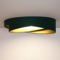 BRILAGI - LED Luminária de teto VELVET TWIST LED/24W/230V 4000K Ø 55 cm verde/dourada
