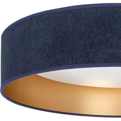 Brilagi - Candeeiro de tecto LED VELVET VARI LED/24W/230V 3000/4000/6500K diâmetro 45 cm azul/dourado