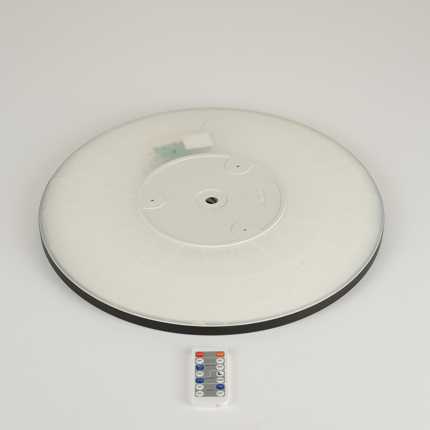 Brilagi - Luminária LED Regulável com sensor de movimento e crepúsculo ULTRA SLIM LED/24W/230V diâmetro 42 cm + controlo remoto