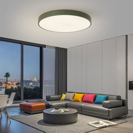 Brilagi - Candeeiro LED dimerizável POOL SMART LED/100W/230V diâmetro 80 cm 3000-6000K Wi-Fi Tuya + controlo remoto verde