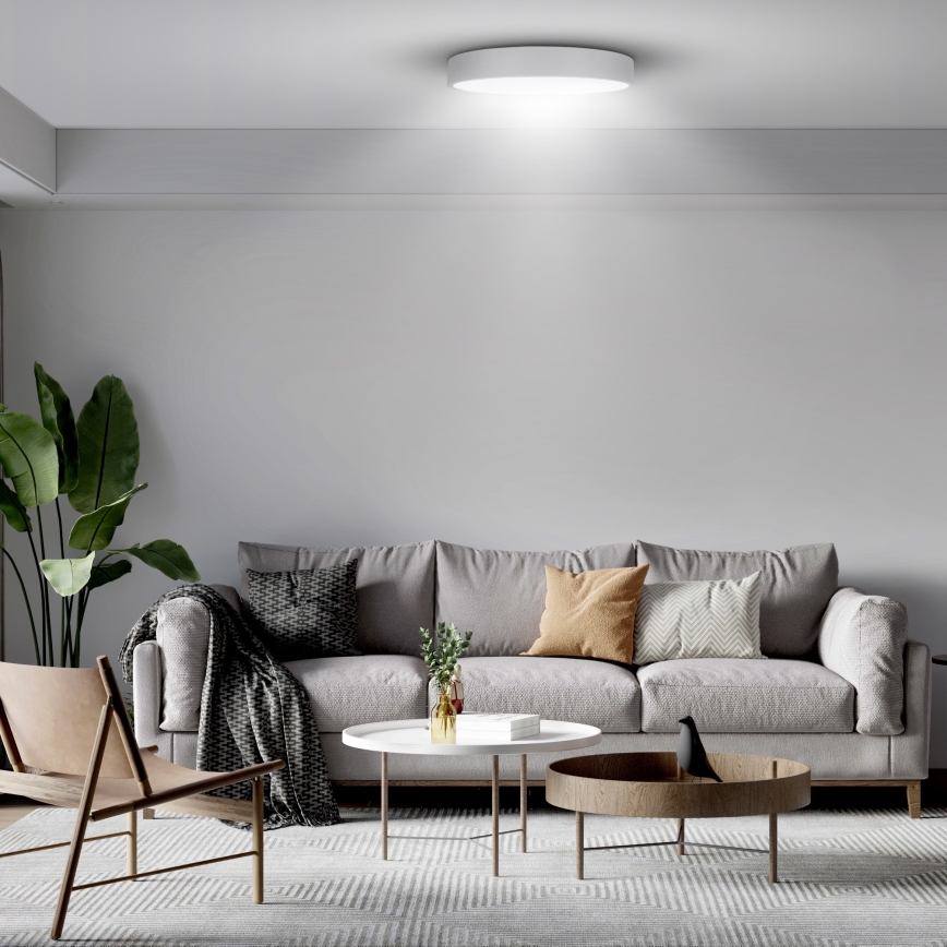 Brilagi - Luminária de teto LED dimmerizável POOL SMART LED/60W/230V 50 cm 3000-6000K Wi-Fi Tuya + controlo remoto branco