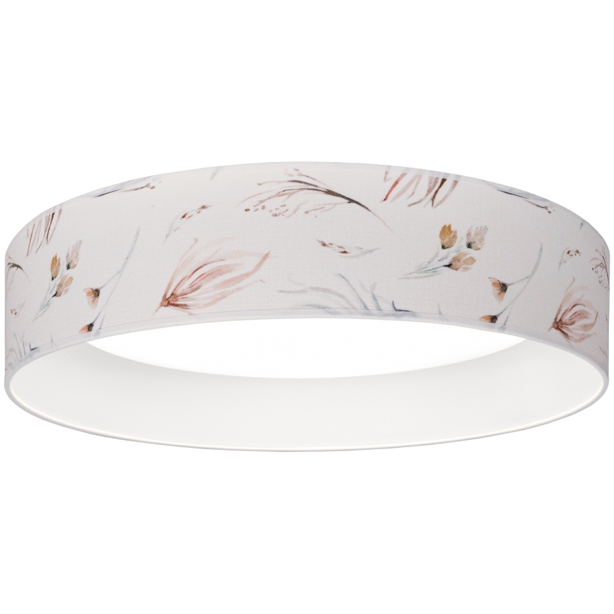 Brilagi - Candeeiro de tecto dimerizável VELVET SMARTIX LED/24W/230V 3000-6000K Ø 45 cm branco/estampa floral Wi‑Fi Tuya Beacon + controlo remoto