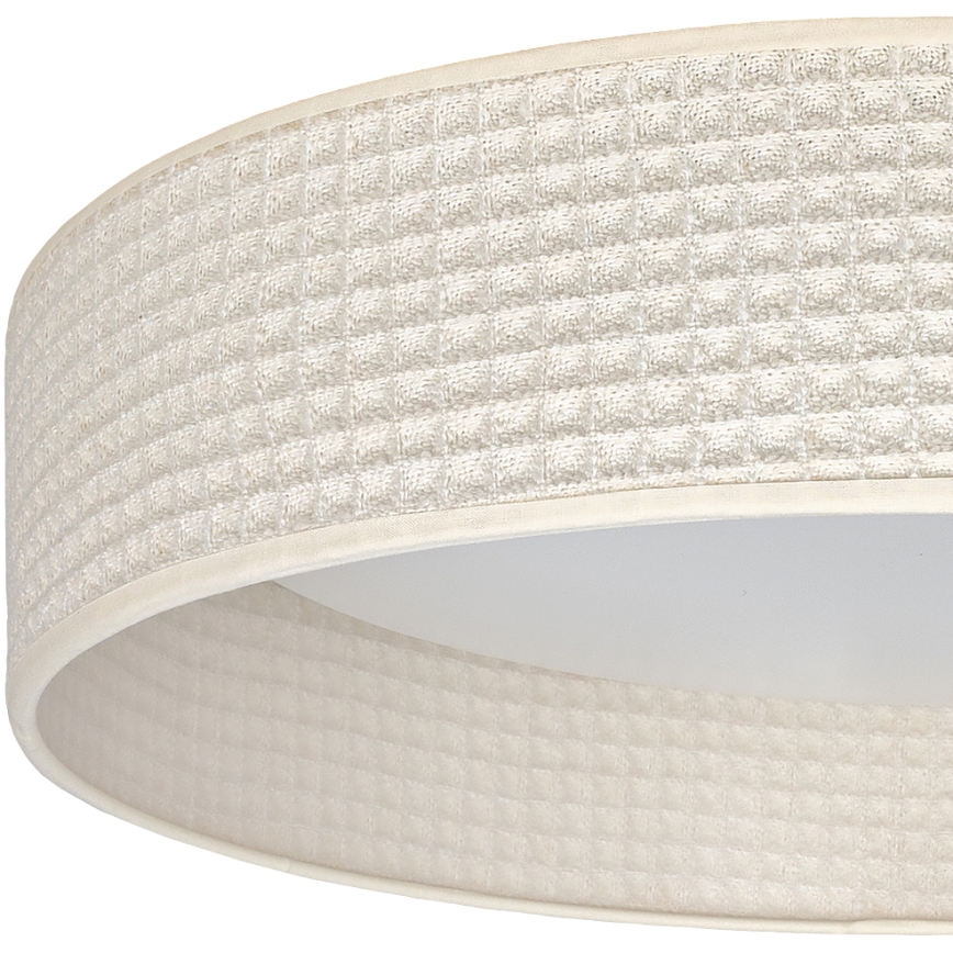 Brilagi - Candeeiro de tecto LED dimerizável VELVET SMART VARI LED/24W/230V 3000-6500K Ø 45 cm creme + controlo remoto