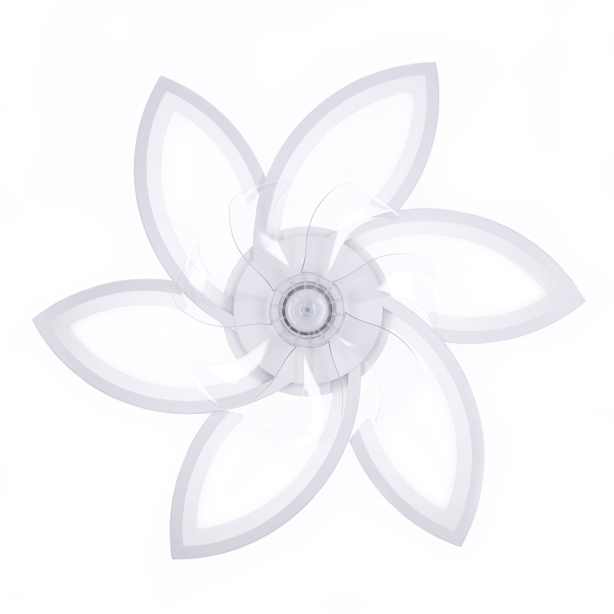 Brilagi - Luminária de teto LED dimmerizável com ventilador LED/50W/230V 3000-6500K branco + controlo remoto