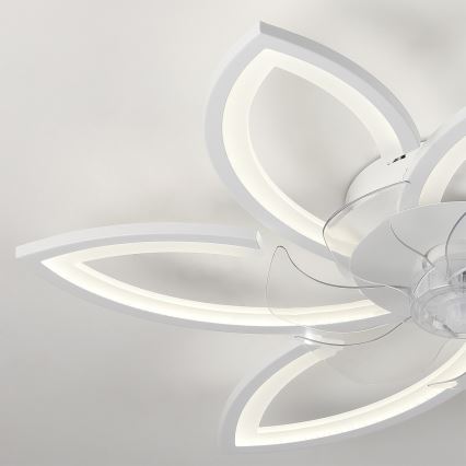 Brilagi - Luminária de teto LED dimmerizável com ventilador LED/50W/230V 3000-6500K branco + controlo remoto