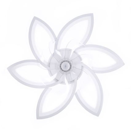 Brilagi - Luminária de teto LED dimmerizável com ventilador LED/50W/230V 3000-6500K branco + controlo remoto