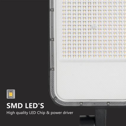 Brilagi - Luminária LED de rua para exterior com poste e braço articulado de 4 m URBANLIGHT LED/200W/230V preta IP65