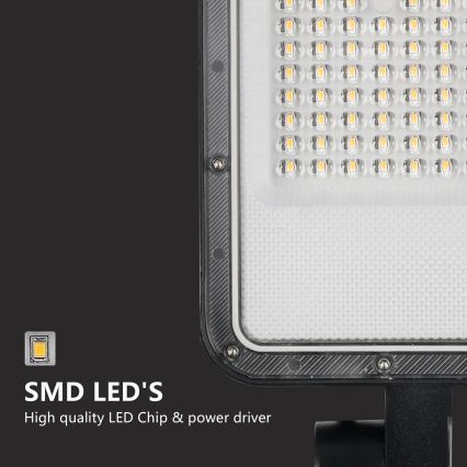 Brilagi - Luminária LED de rua para exterior com poste e articulação de 3 m URBANLIGHT LED/50W/230V preta IP65