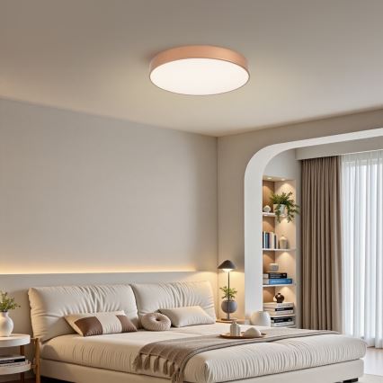 BRILAGI - Luminária de teto LED dimerizável POOL SMART LED/60W/230V 3000-6000K Ø 50 cm Wi-Fi Tuya bronze + controlo remoto