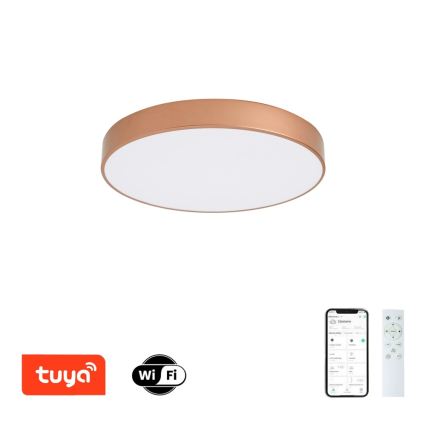 BRILAGI - Luminária de teto LED dimerizável POOL SMART LED/60W/230V 3000-6000K Ø 50 cm Wi-Fi Tuya bronze + controlo remoto