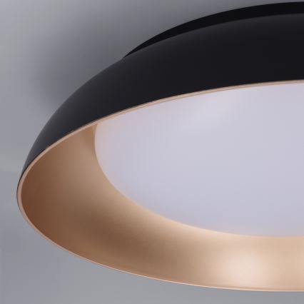 Brilagi - Plafon LED dimmerizável ALVA LED/48W/230V 3000-6500K Ø 51 cm preto + comando remoto