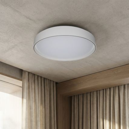 Brilagi - Candeeiro de teto LED regulável NANCI LED/60W/230V 3000-6500K Ø 49 cm branco + comando remoto
