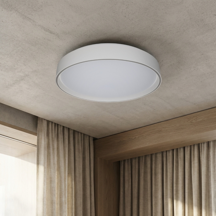 Brilagi - Candeeiro de teto LED regulável NANCI LED/60W/230V 3000-6500K Ø 49 cm branco + comando remoto