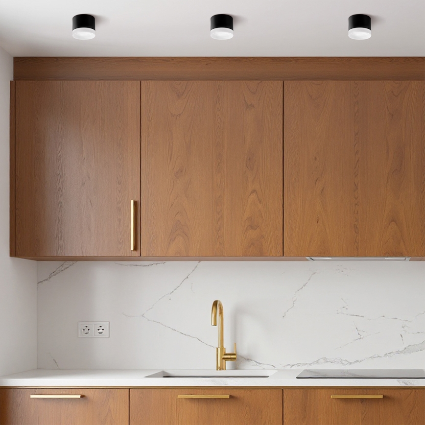 Brilagi - LED Luminária orientável SMOOTH 1xGX53/15W/230V preta