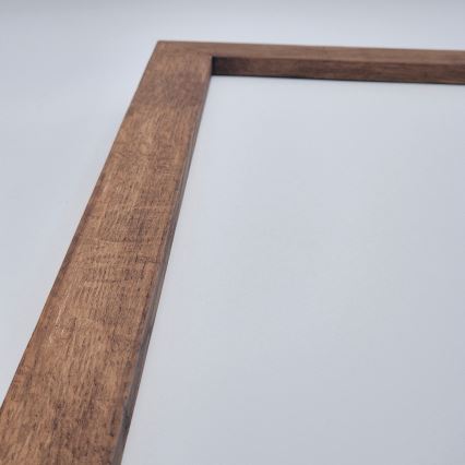 Brilagi - Candeeiro de teto LED para casa de banho WOODY FRAME LED/40W/230V 120x30 cm IP44 carvalho/cerejeira