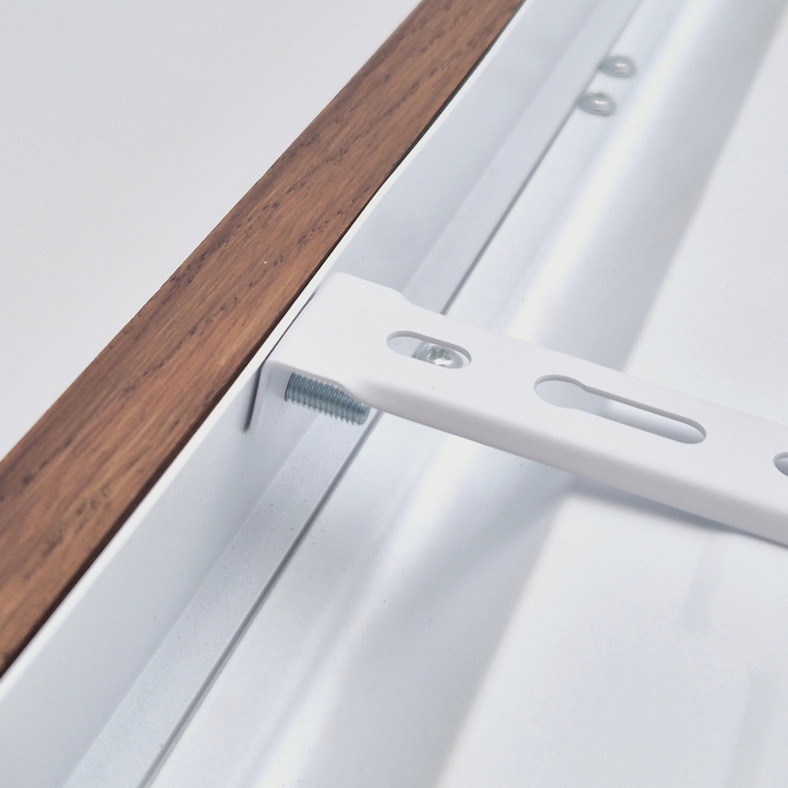 Brilagi - Candeeiro de teto LED para casa de banho WOODY FRAME LED/40W/230V 120x30 cm IP44 carvalho/cerejeira