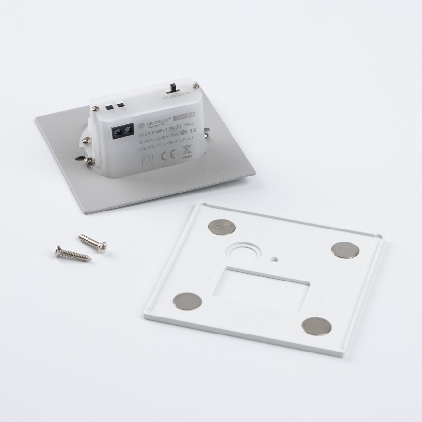 Brilagi - Luminária de escada LED com sensor de movimento e de crepúsculo JACK LED/1,5W/230V 3000/4000/6500K branca