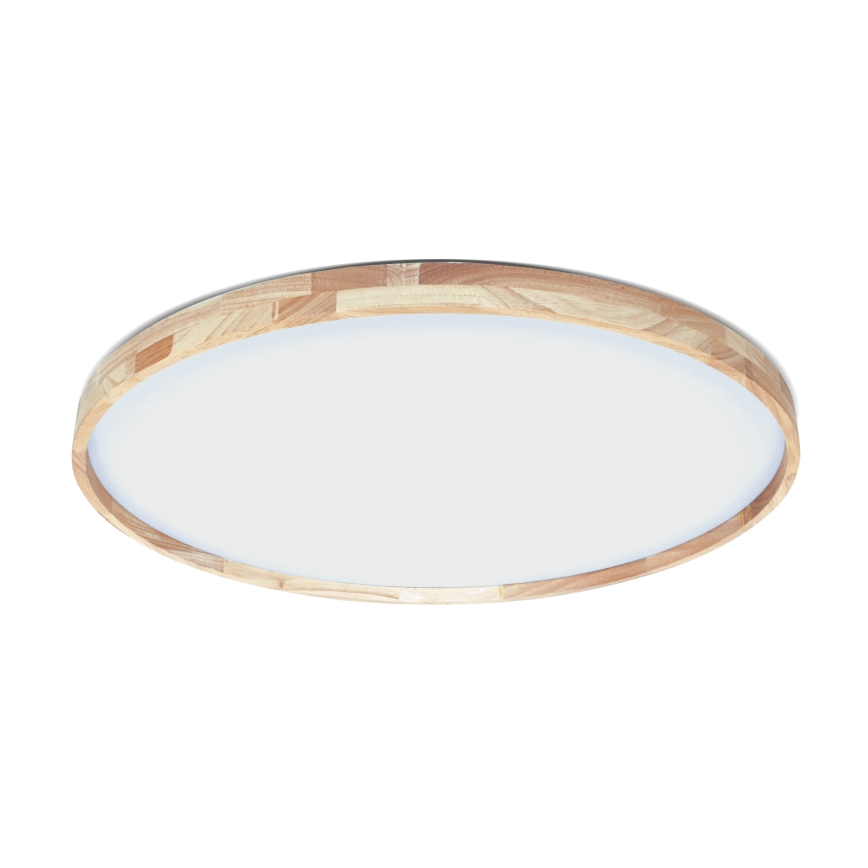 Brilagi - Candeeiro de tecto LED dimerizável ALSON LED/72W/230V 3000-6500K carvalho diâmetro 78 cm + controlo remoto