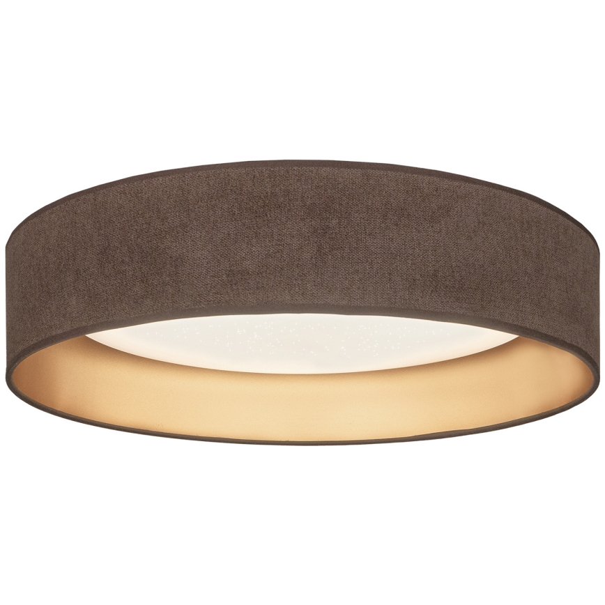 Brilagi - Candeeiro de teto LED dimerizável VELVET SMARTIX STARS LED/36W/230V 3000-6000K diâmetro 55 cm castanho/dourado Wi-Fi Tuya Beacon + controlo remoto