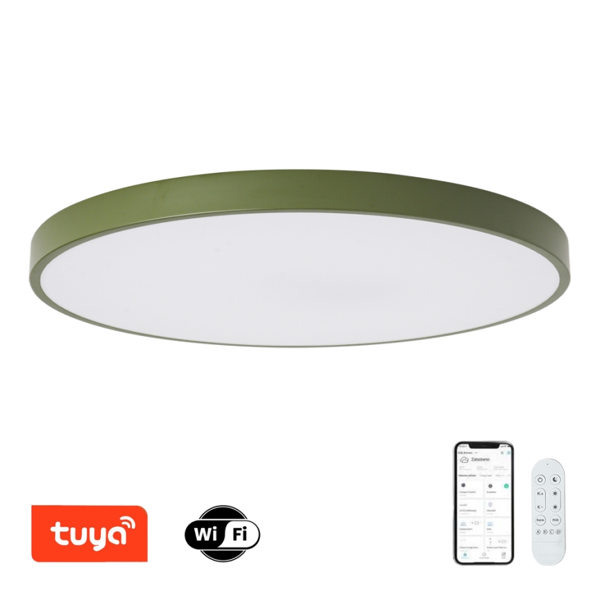 BRILAGI - Luminária LED regulável POOL SMART LED/128W/230V diâmetro 100 cm 3000-6000K Wi-Fi Tuya + controlo remoto verde