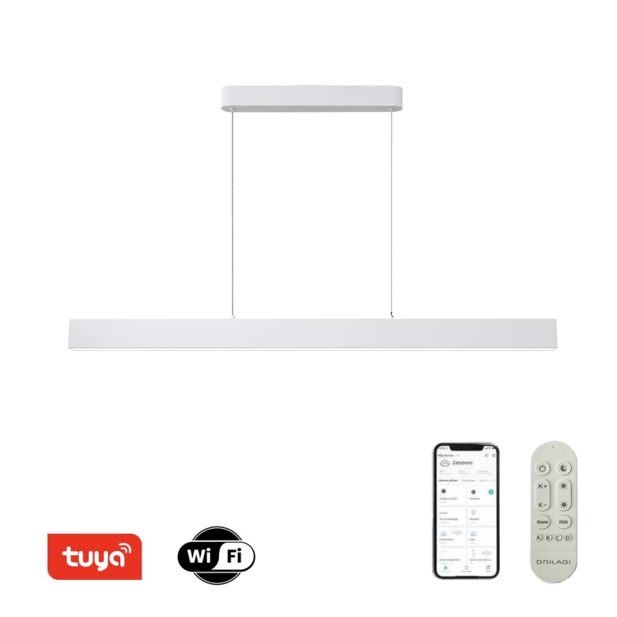 Brilagi - LED Luminária suspensa regulável SLEEKLINE SMART LED/40W/230V 3000-6000K Wi-Fi Tuya branca + controle remoto