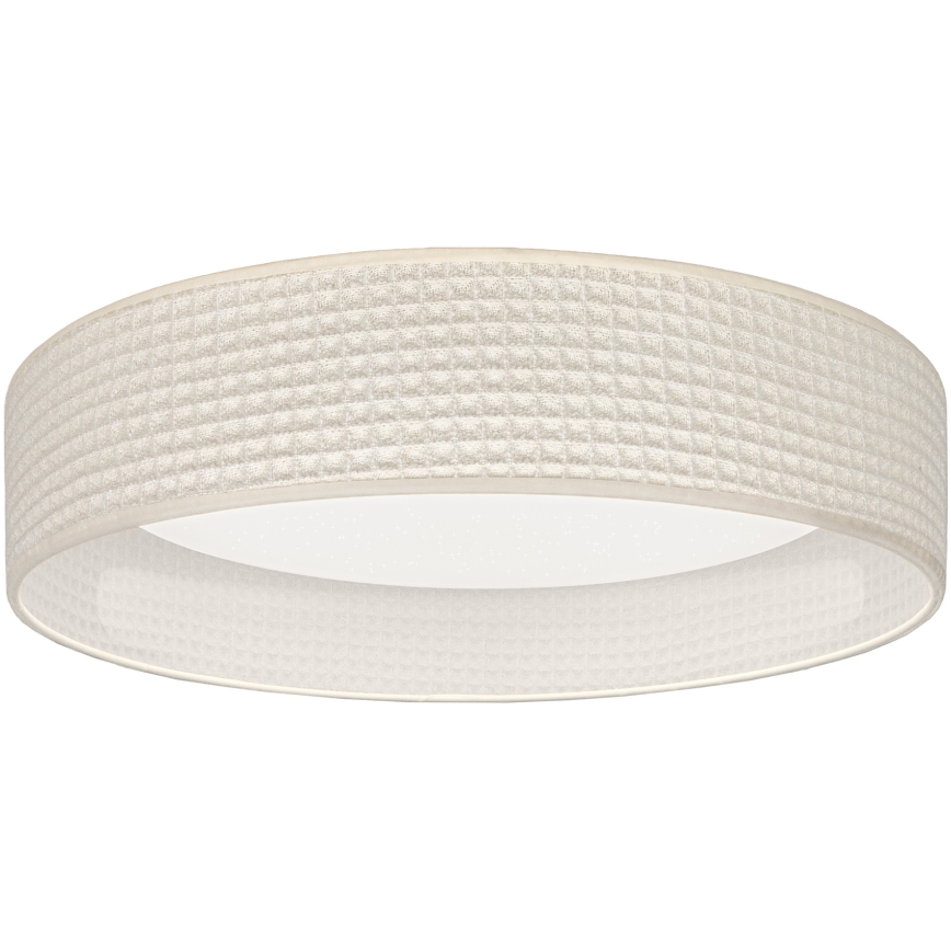 Brilagi - Candeeiro de teto LED regulável VELVET SMARTIX STARS LED/36W/230V 3000-6000K diâmetro 55 cm creme Wi-Fi Tuya Beacon + controlo remoto