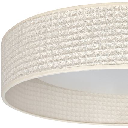 Brilagi - Candeeiro de teto LED regulável VELVET SMARTIX STARS LED/36W/230V 3000-6000K diâmetro 55 cm creme Wi-Fi Tuya Beacon + controlo remoto