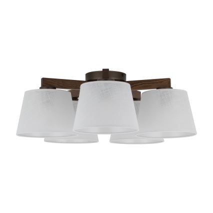 BRILAGI - LED lustre de sobrepor LATTE 5xE27/15W/230V pinho/branco