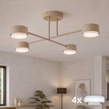 Brilagi - LED Lustre de sobrepor MONO 4xGX53/13W/230V bege