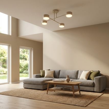 Brilagi - LED Lustre de sobrepor MONO 4xGX53/30W/230V bege