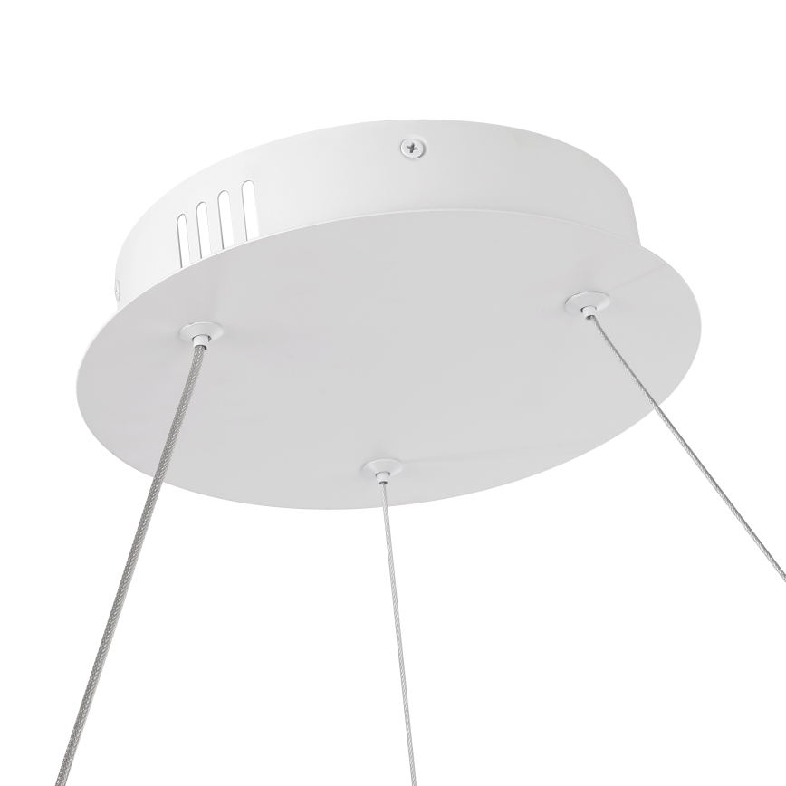 Brilagi - Candeeiro suspenso LED regulável em cabo TWISTER LED/105W/230V 3000-6000K diâmetro 100 cm branco + comando à distância